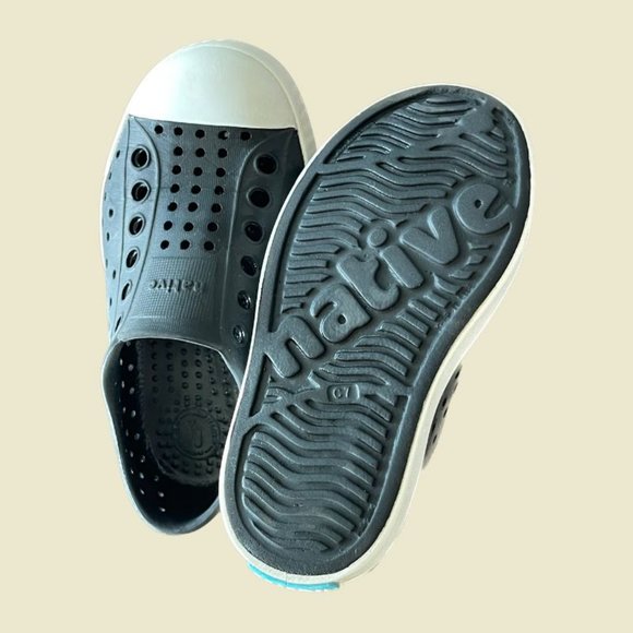 Native Shoes Jefferson Sneaker Navy Blue Size 7 - Picture 3 of 3